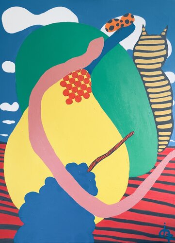 LE FRUIT DÉFENDU von Juan Martinez, Malerei kaufen auf Select