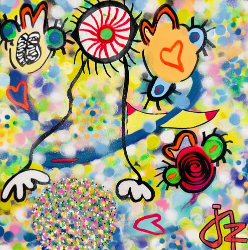 Profusion "BIRTH" by Juan Martinez, Painting for Sale on Select
