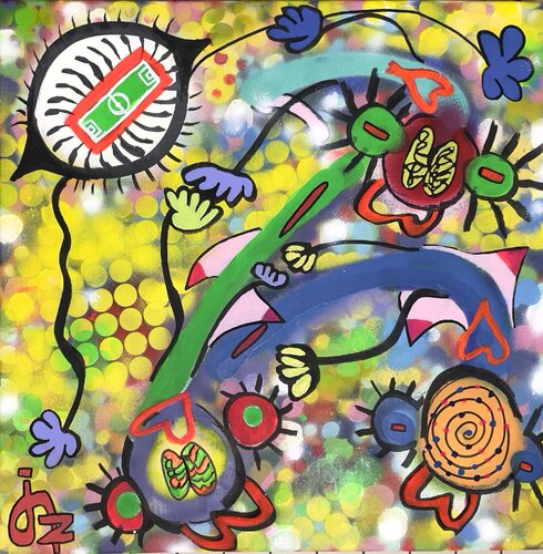 Profusion "Football Pitch" by Juan Martinez, Painting for Sale on Select