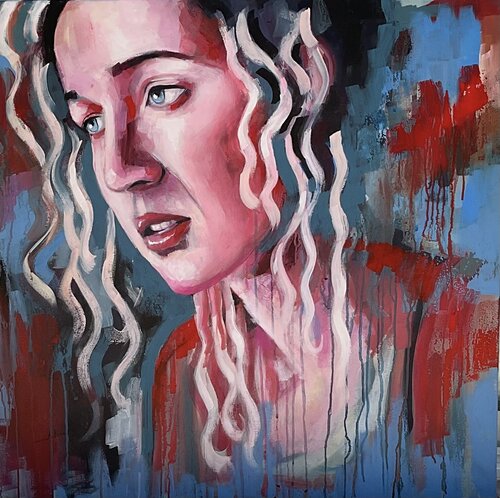 Presencia 3 by Angeles Sánchez Buendía, Painting for Sale on Select