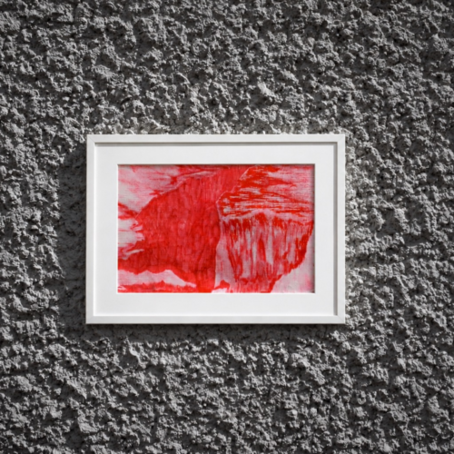 Crimson erosion by Christopher Prevot, Painting for Sale on Select