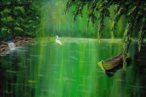 Serenity by Michaele Calderone, Painting for Sale on Select