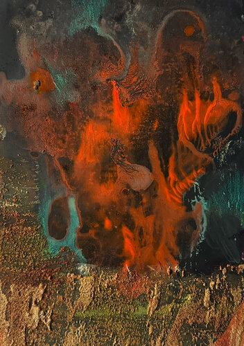Earth Fragment 160526 by Isabelle Van Brussel, Painting for Sale on Select