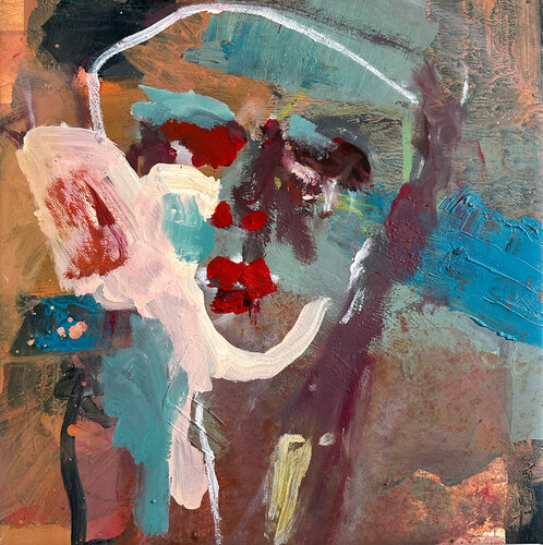 YOU 2  - an organic emotional landscape by Isabelle Van Brussel, Painting for Sale on Select