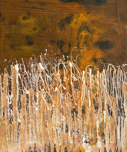 the grass is always greener on the other side by Isabelle Van Brussel, Painting for Sale on Select