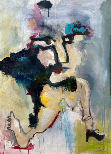 The Singular Self by Isabelle Van Brussel, Painting for Sale on Select