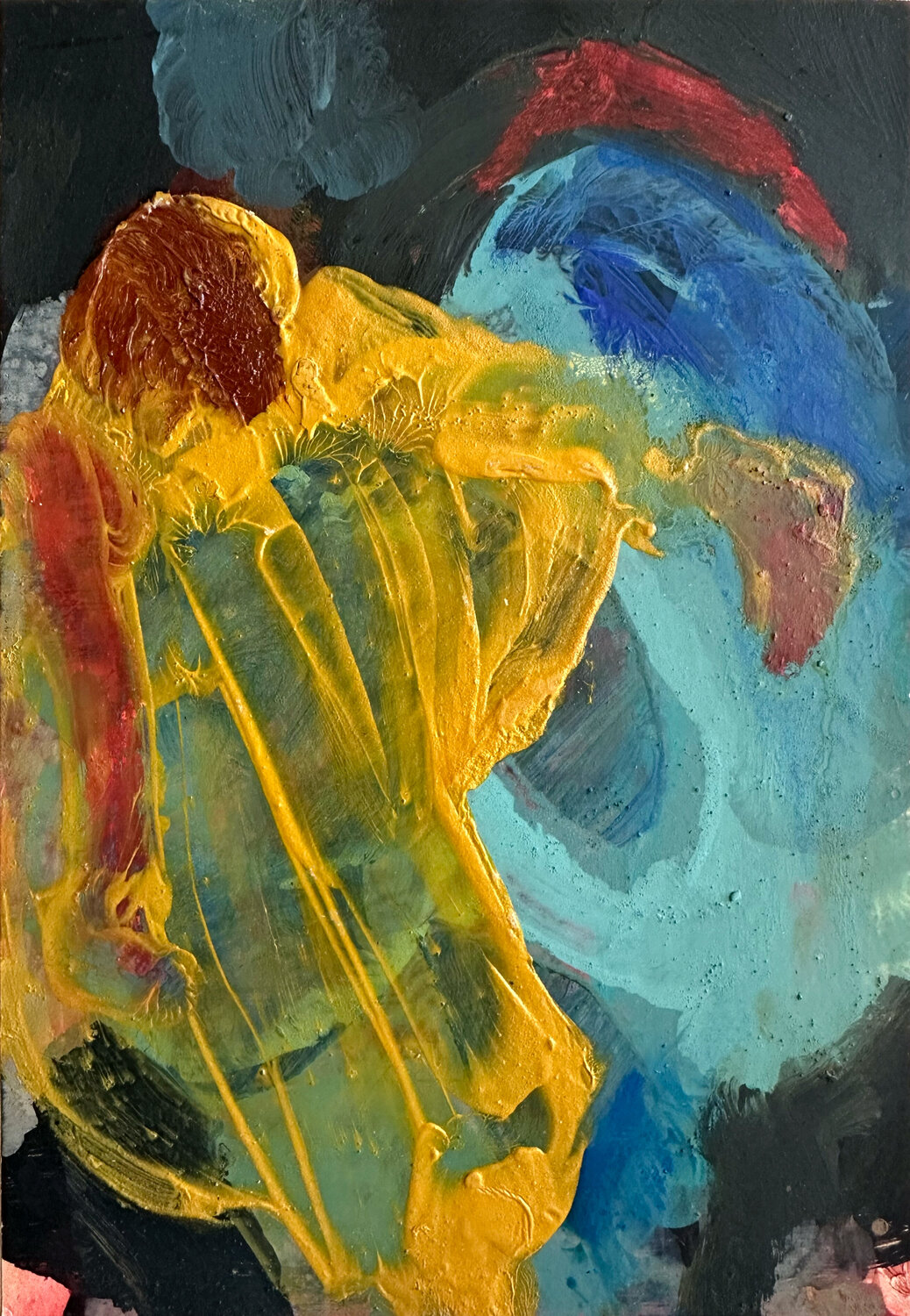 Earth Fragment 170525 Isabelle Van Brussel Original painting for sale