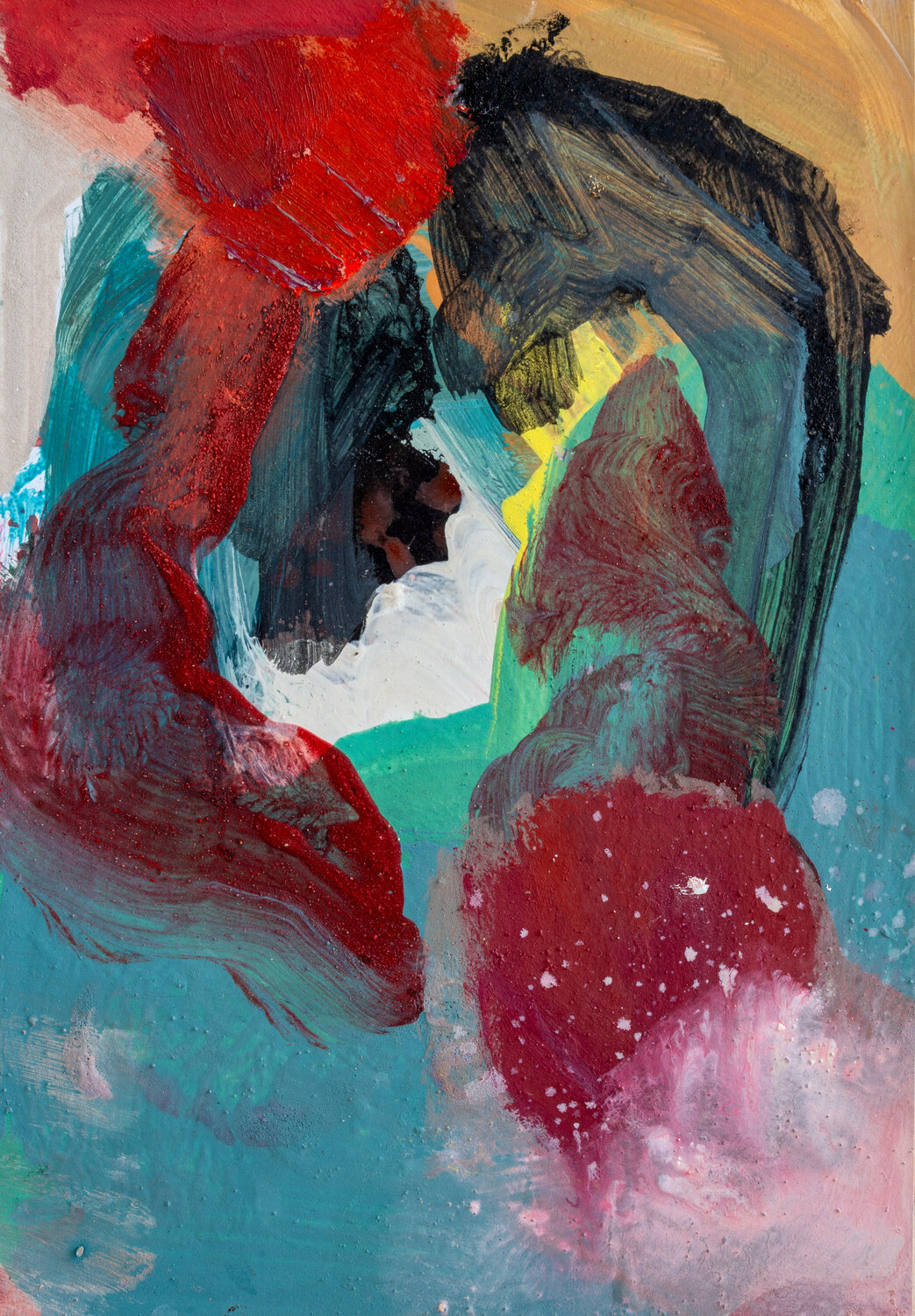 Earth Fragment 140425 Isabelle Van Brussel Original painting for sale