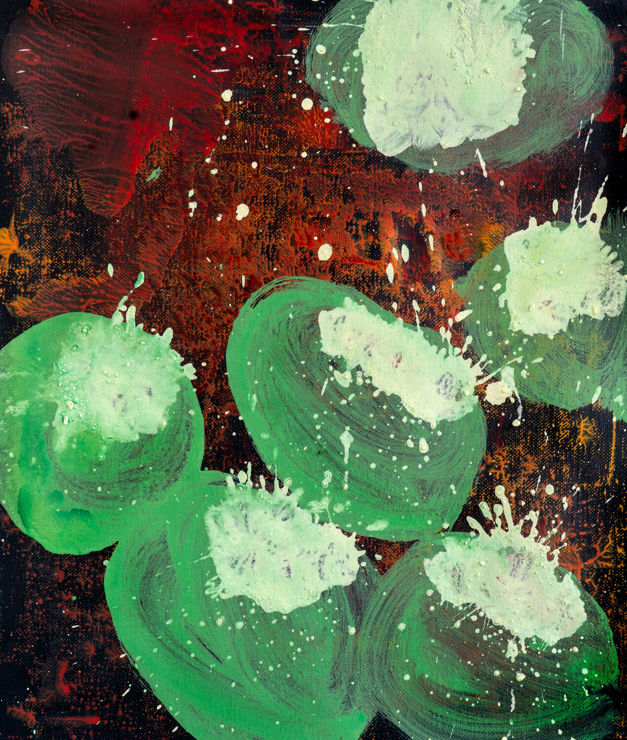 The Colors Of my Mind Isabelle Van Brussel Original painting for sale