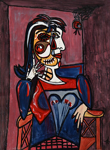 La Donna che Piangeva by Marco Marroccu, Painting for Sale on Select