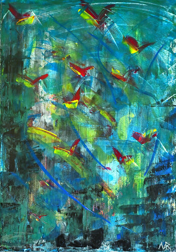 La Guerra è Finita by Marco Marroccu, Painting for Sale on Select