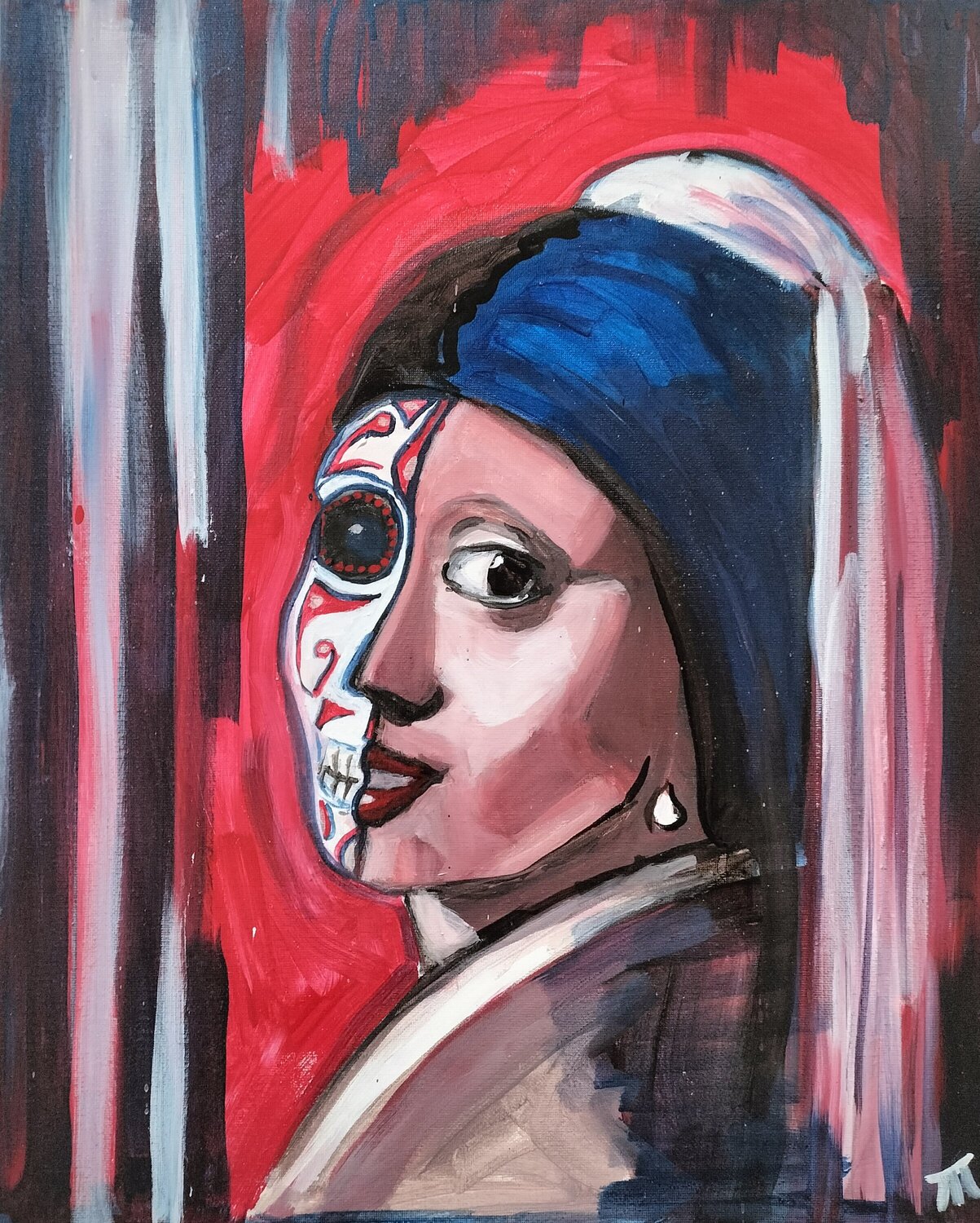 L'Ostaggio Marco Marroccu Original painting for sale