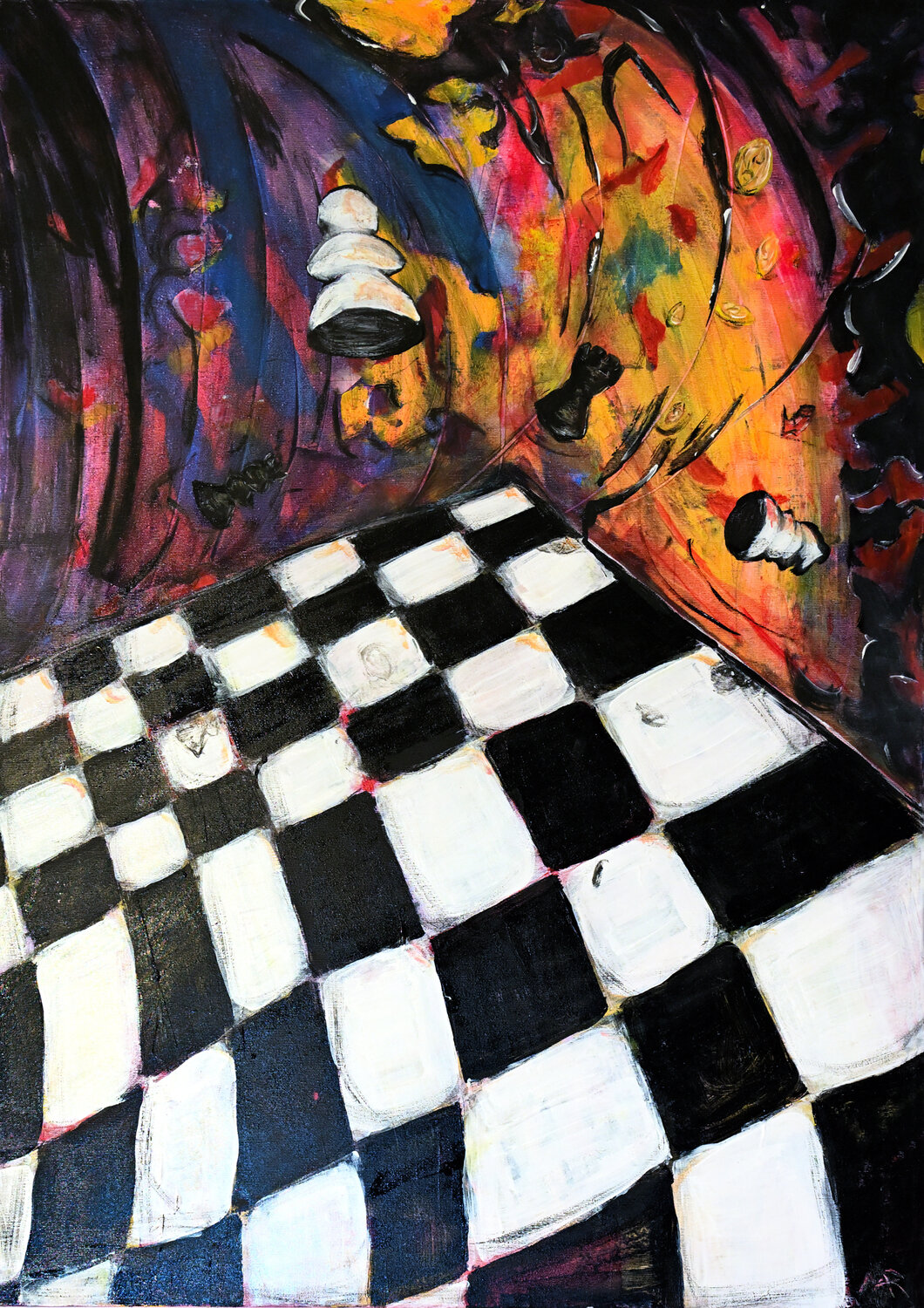 Confini Marco Marroccu Original painting for sale