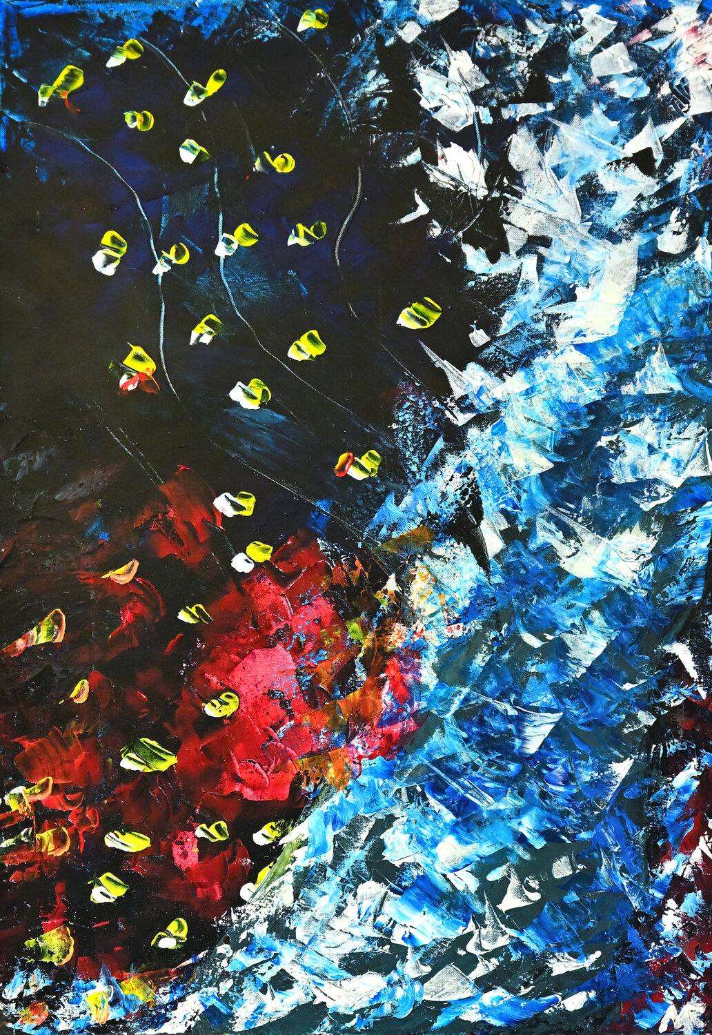 Anime Contadine 3 Marco Marroccu Original painting for sale