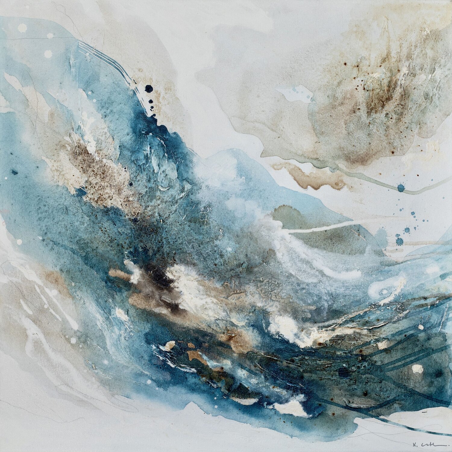 Sea Whispers Karin Cutler Original painting for sale