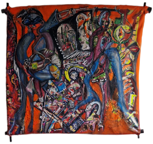 Connecting by Uwe Georg Kloos, Painting for Sale on Select