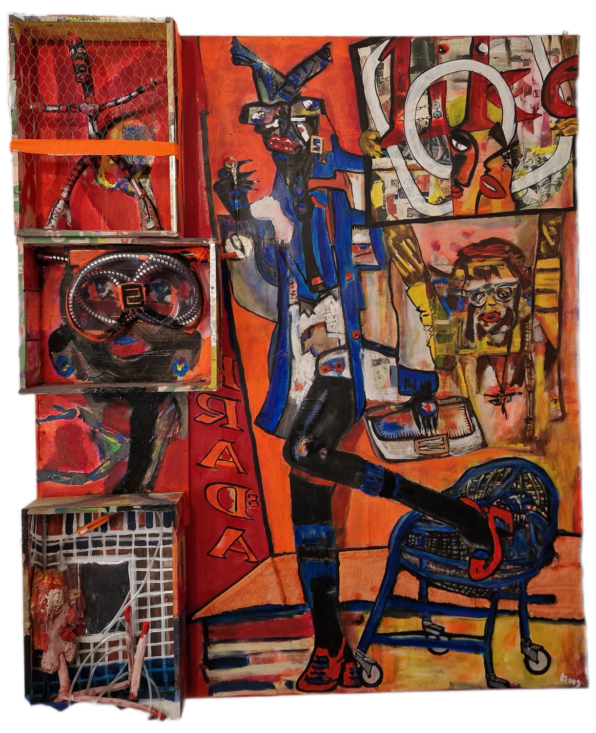 Like Me  - Fetish Uwe Georg Kloos Original painting for sale