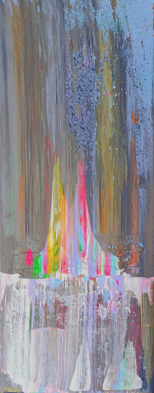 Aurora cathedral Jan Knura Original painting for sale