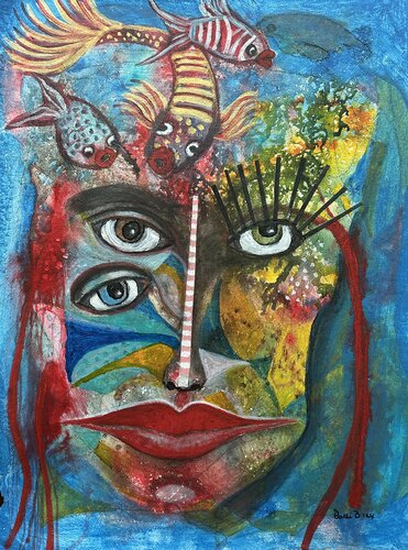 Visions Beneath the Surface by Patti Bailey, Painting for Sale on Select
