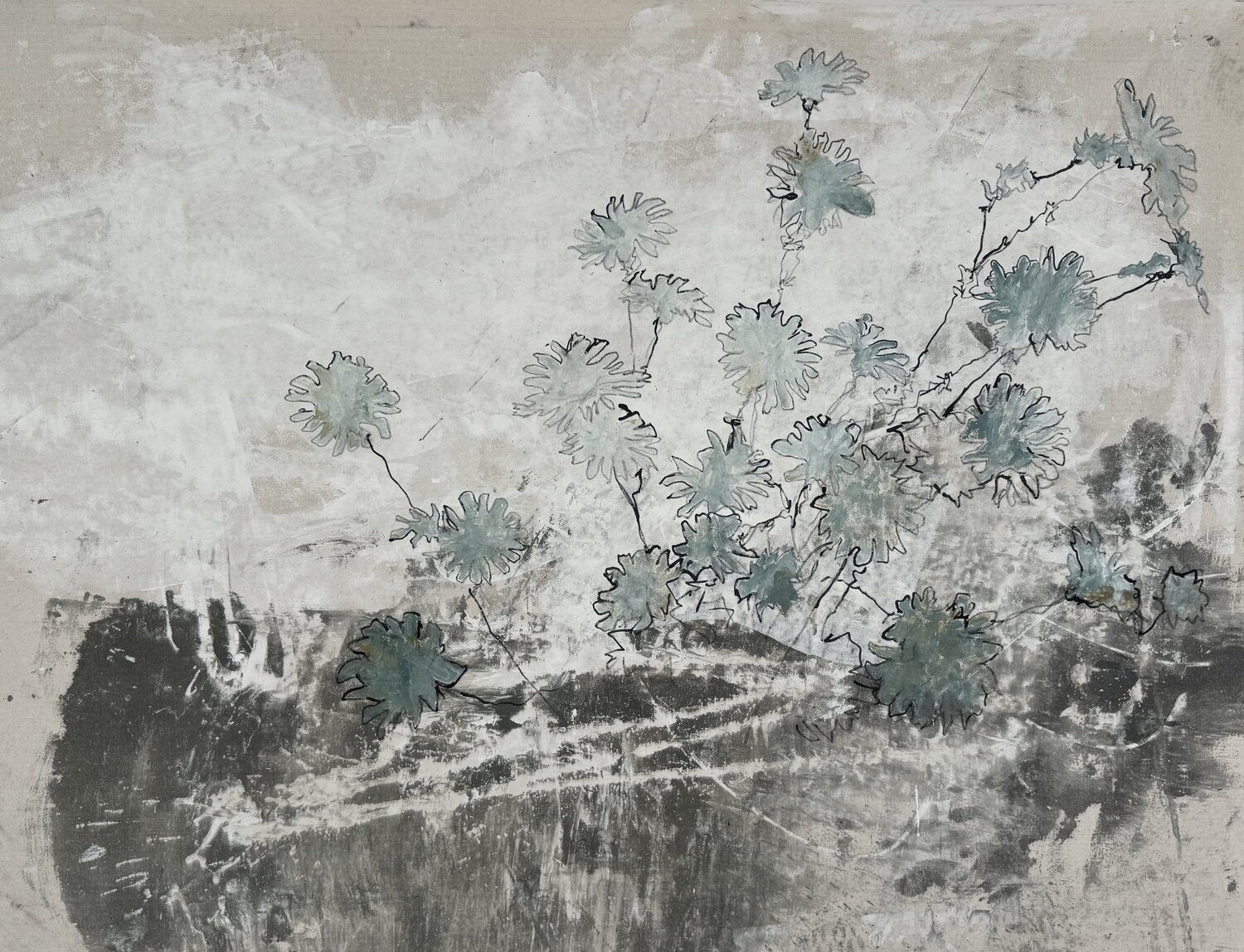 Day 29 Powder Blue Elle Ford Original painting for sale