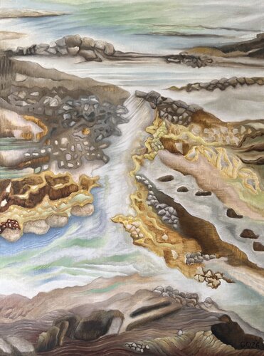 Estran by Guillaine Querrien, Painting for Sale on Select