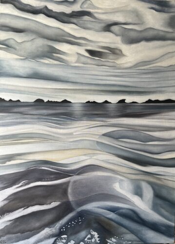 Tous les gris by Guillaine Querrien, Painting for Sale on Select