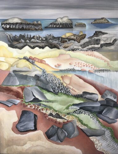 Vers le nord by Guillaine Querrien, Painting for Sale on Select