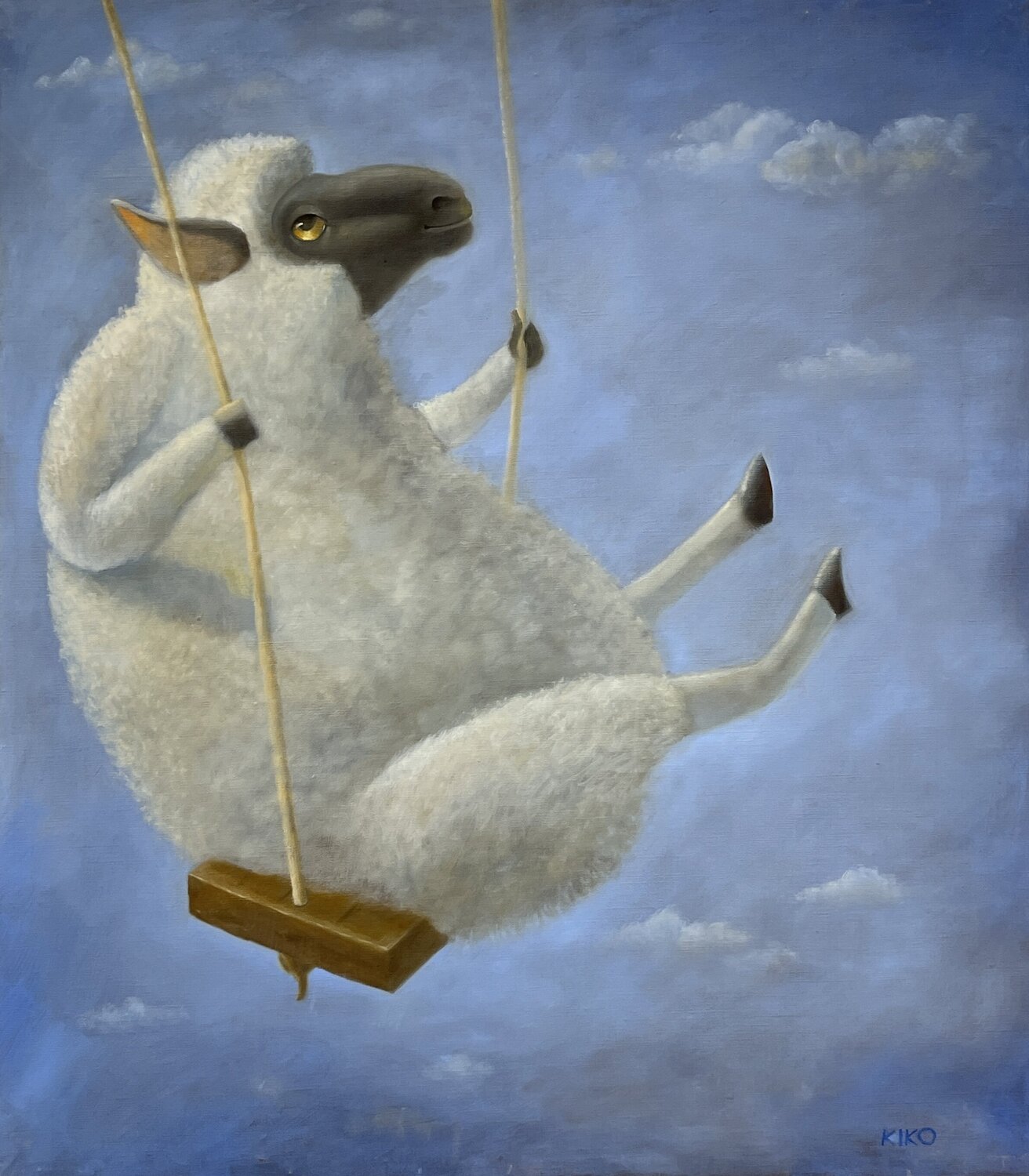 The dreamer Kiko Perotti Original painting for sale