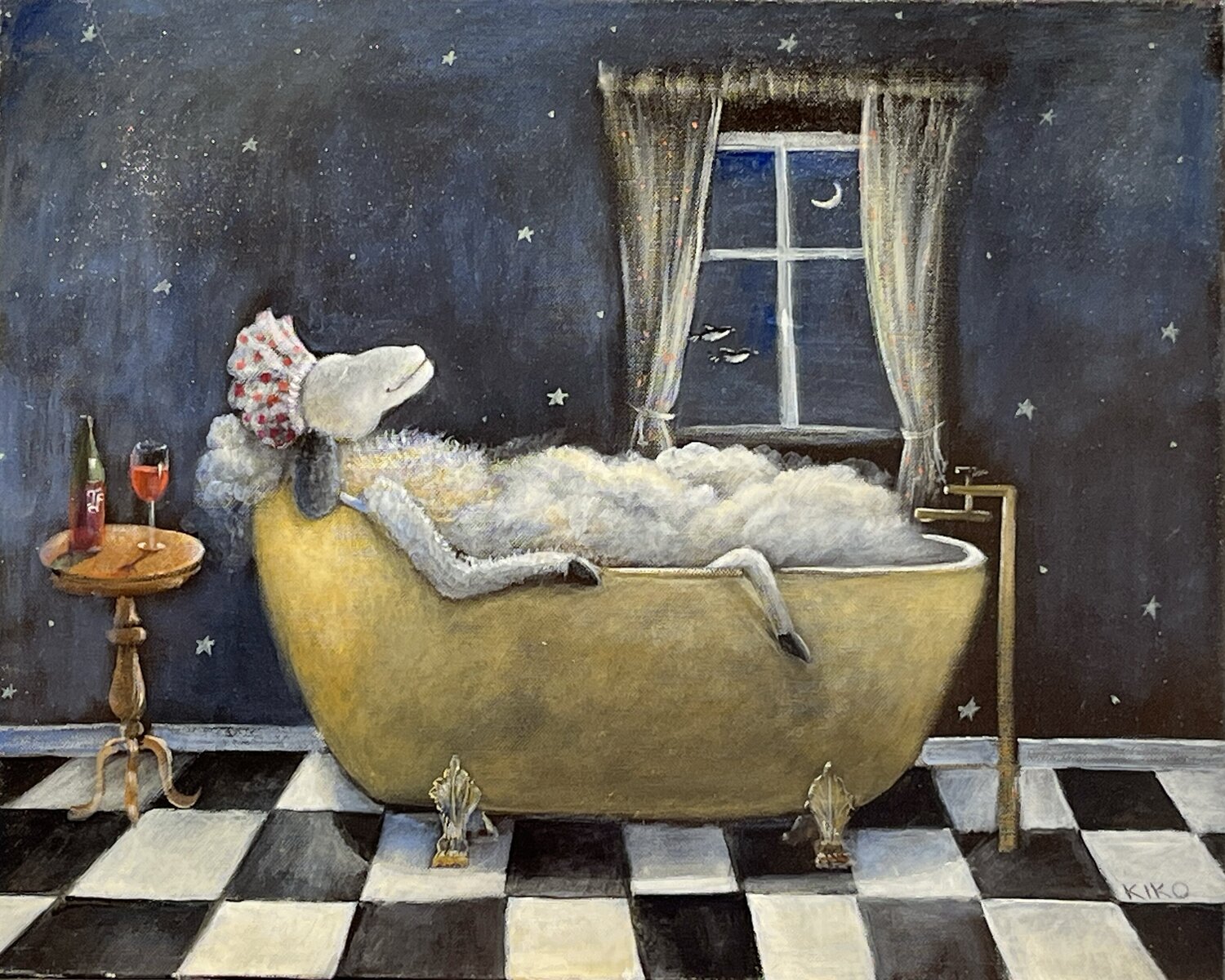 Home at last! Kiko Perotti Original painting for sale