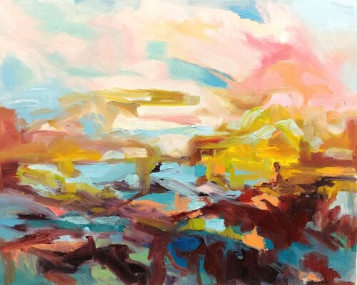 Seeking The Shoreline by Philippa Headley, Painting for Sale on Select