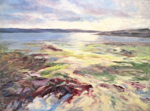 Falling Tide Rushing To Meet The Dawn by Philippa Headley, Painting for Sale on Select