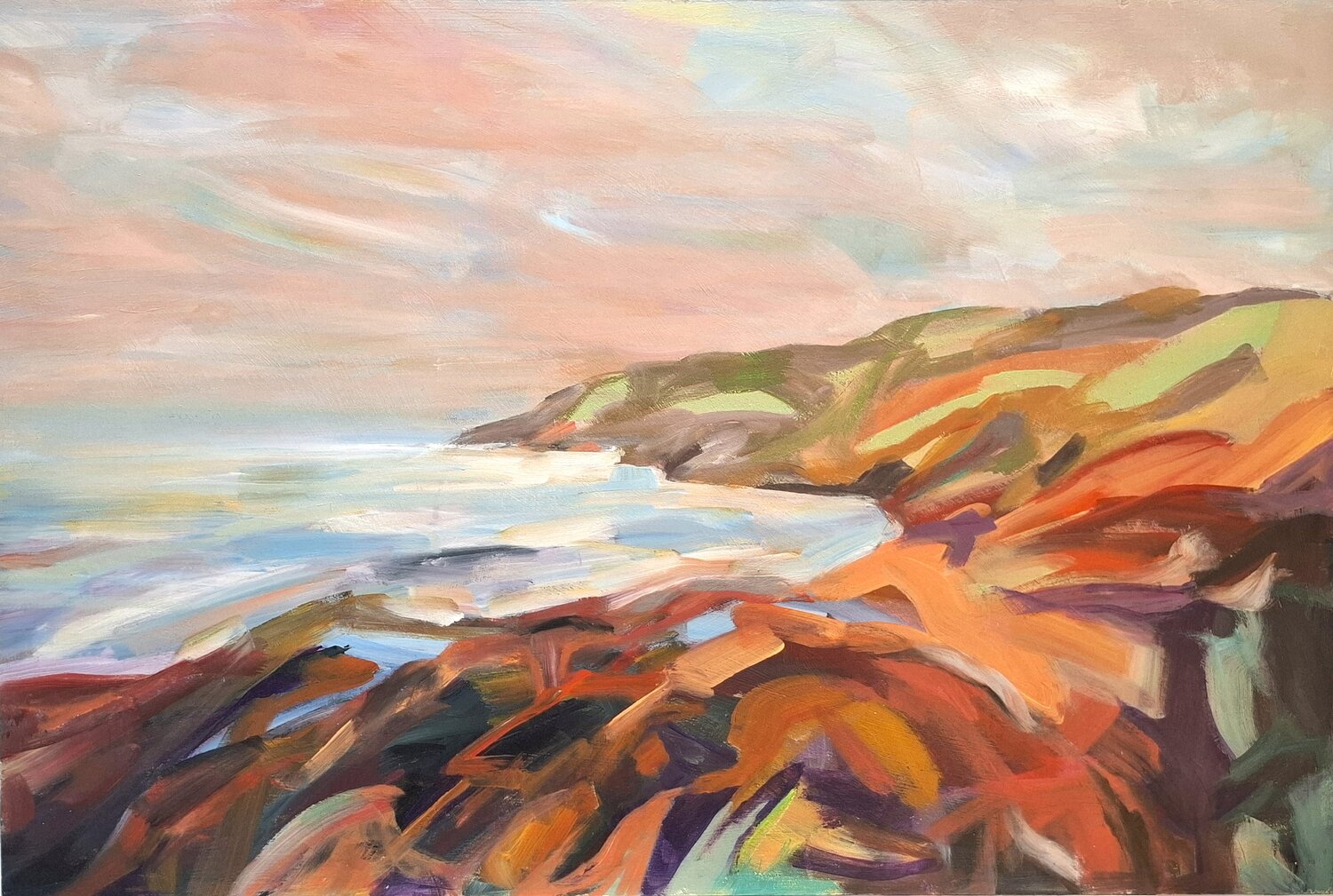 Out To Sea Philippa Headley Original painting for sale