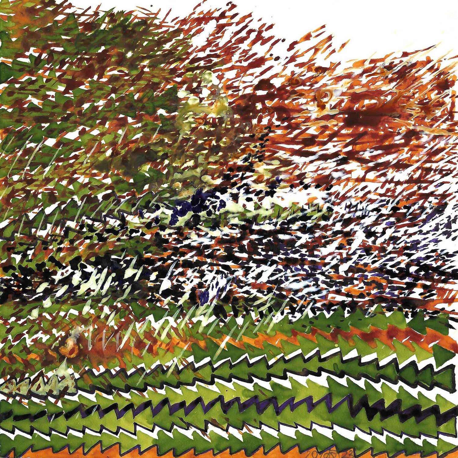 A trip through the desert (Part 01) #06 Phoebe Lesch Drawing for sale