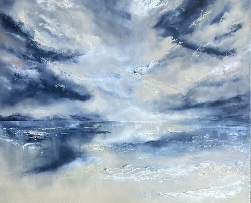 Sky Fall by Laura Longhurst, Painting for Sale on Select