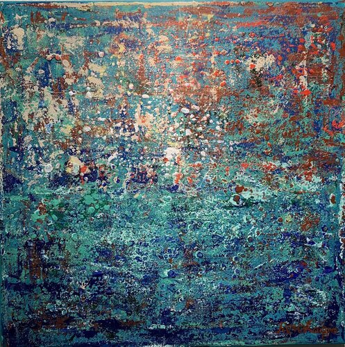 Vague turquoise by Revelazio, Painting for Sale on Select