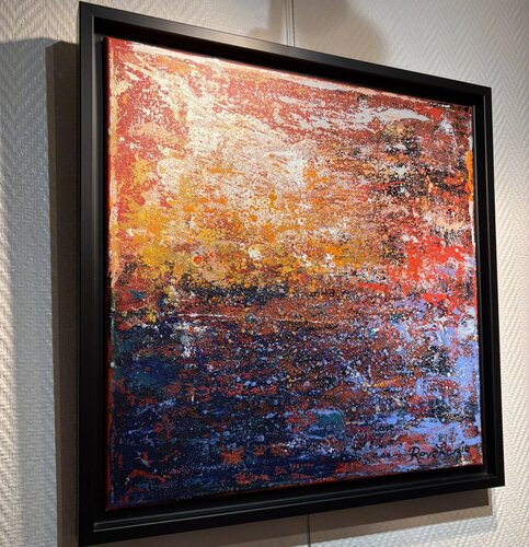Outremer et mandarine by Revelazio, Painting for Sale on Select
