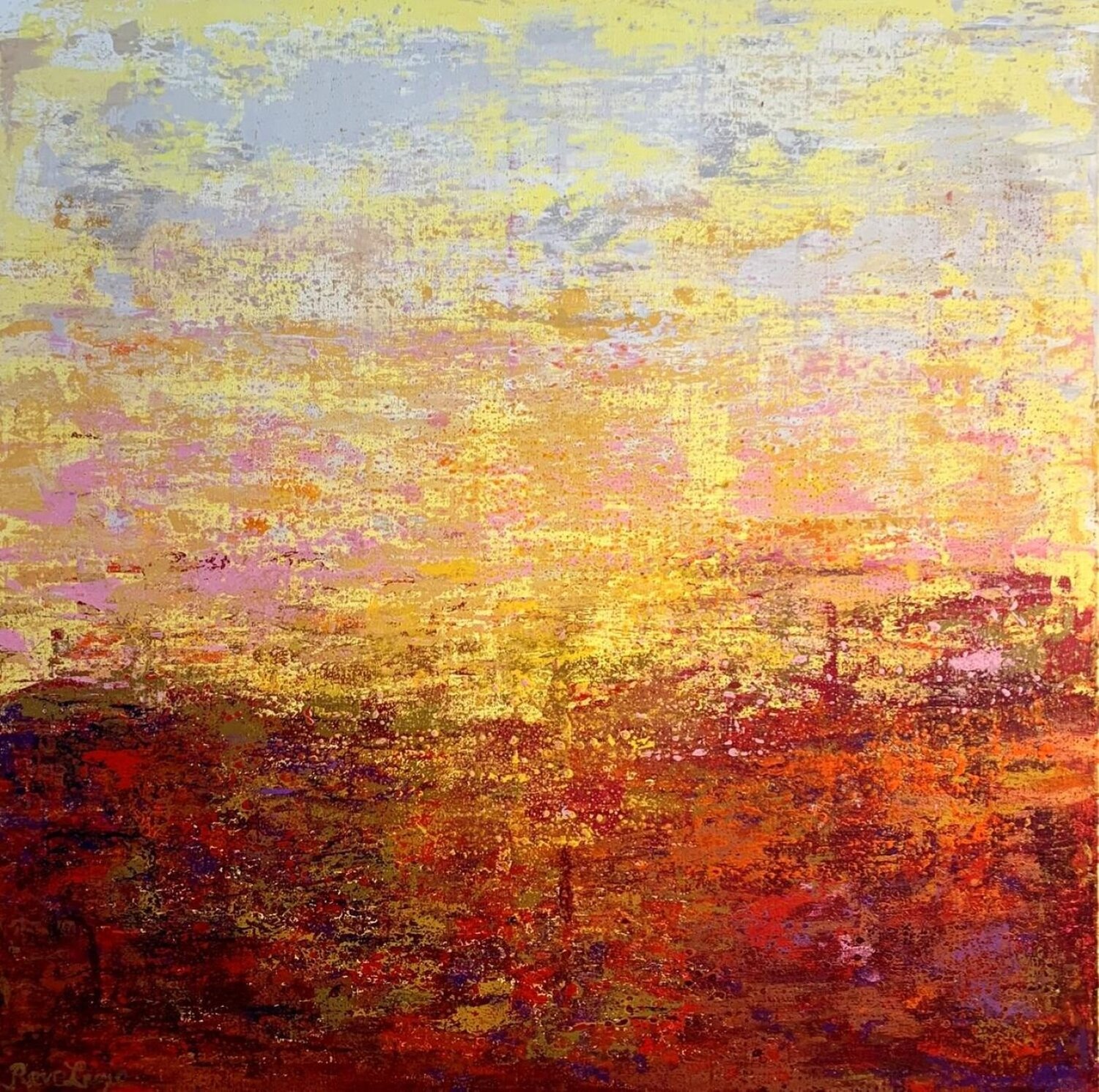 Sunset in Palma Revelazio Original painting for sale