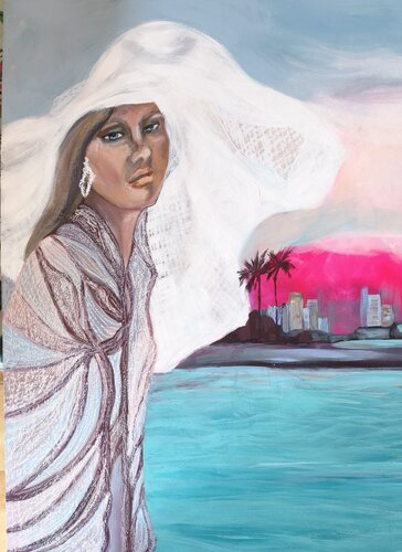 The Magic City by Ines Duarte, Painting for Sale on Select