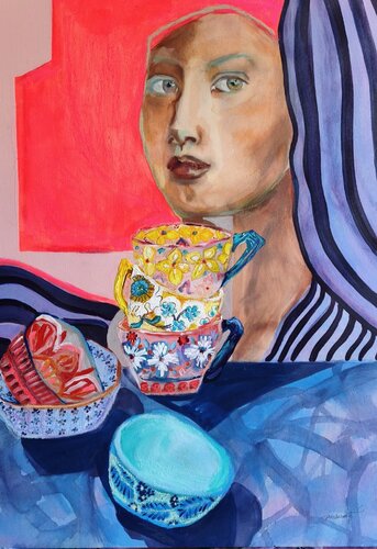Oniomania by Ines Duarte, Painting for Sale on Select