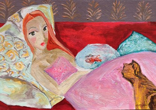 Gordo non vuole sapere di Tommy Shelby by Ines Duarte, Painting for Sale on Select