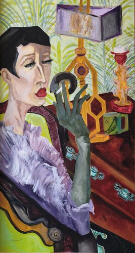 The Gift by Ines Duarte, Painting for Sale on Select