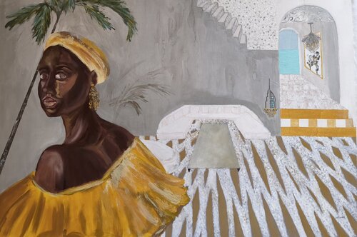 The steps no one has seen by Ines Duarte, Painting for Sale on Select