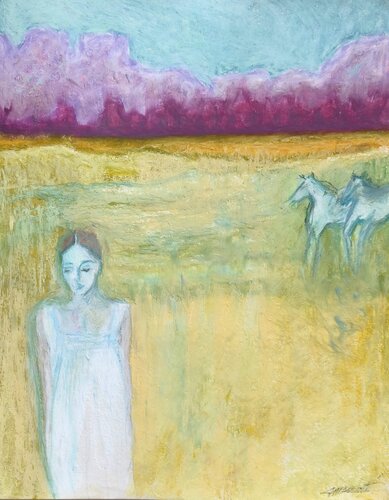 Sogno Dorato by Ines Duarte, Painting for Sale on Select