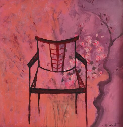 Attesa in Rosa by Ines Duarte, Painting for Sale on Select