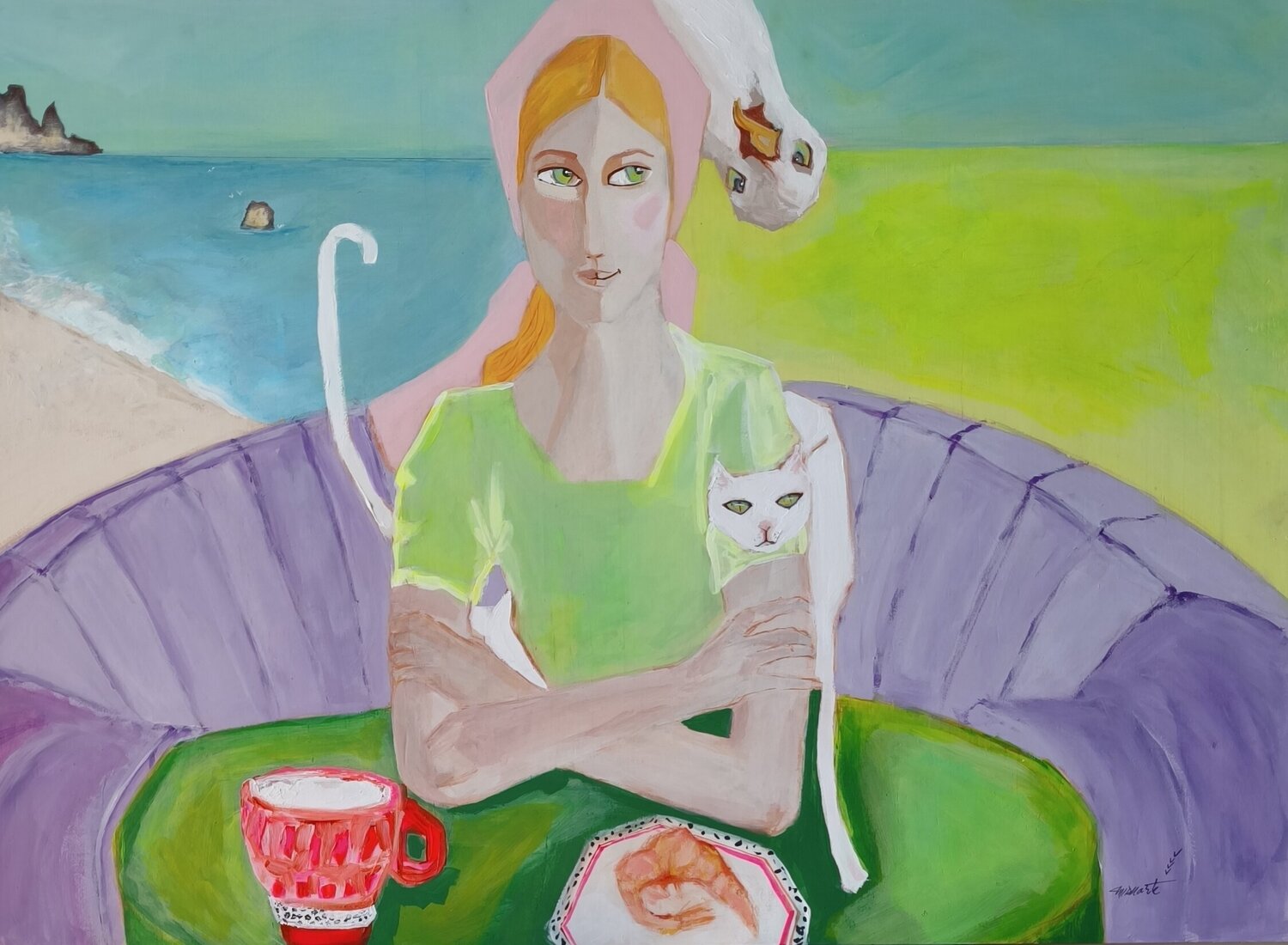 Sharing Ines Duarte Original painting for sale