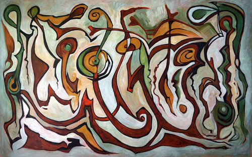 Il Était une Fois by Valerie Vescovi, Painting for Sale on Select