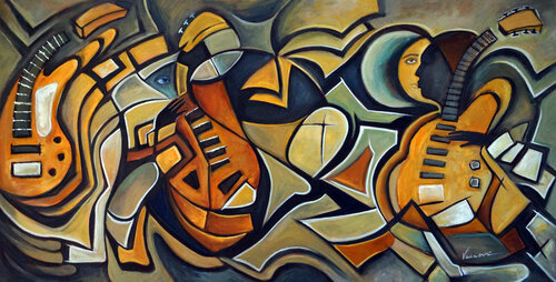 Musica by Valerie Vescovi, Painting for Sale on Select