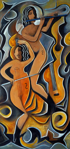 FEMMES by Valerie Vescovi, Painting for Sale on Select