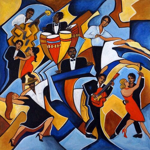 Another Night in Miami by Valerie Vescovi, Painting for Sale on Select