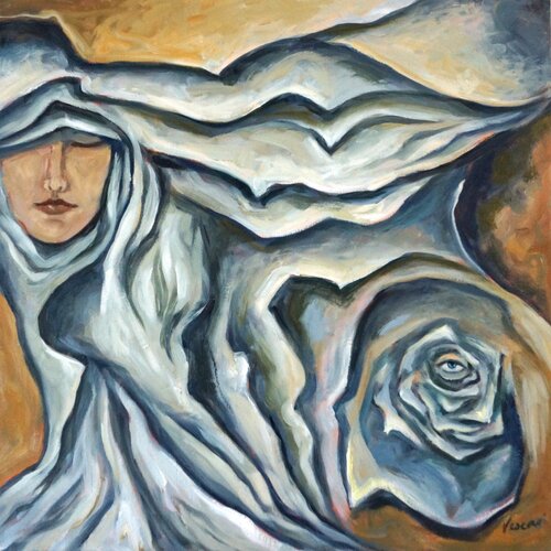 Pensant á Vous by Valerie Vescovi, Painting for Sale on Select